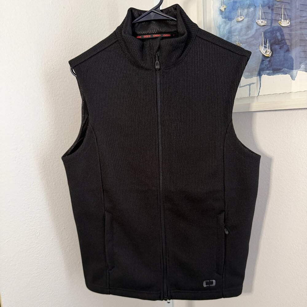 OGIO Unisex Ribbed Fleece Vest - Size Small (Chest 35"- 37")